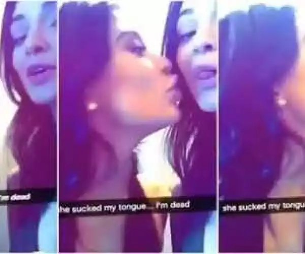 Oh my! Kylie Jenner sucks sister Kendall
